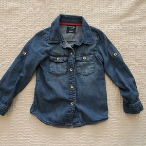 4T, OshKosh denim button down shirt